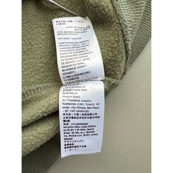Amazon Essentials Camo Pullover Sweatshirt Size XXL French Terry Fleece Relaxed - Picture 8 of 10